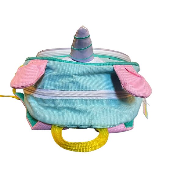 Skip Hop ZOO Little Kid Toddler Backpack | Unicorn | Aqua Blue, Yellow & Pink - Picture 7 of 12